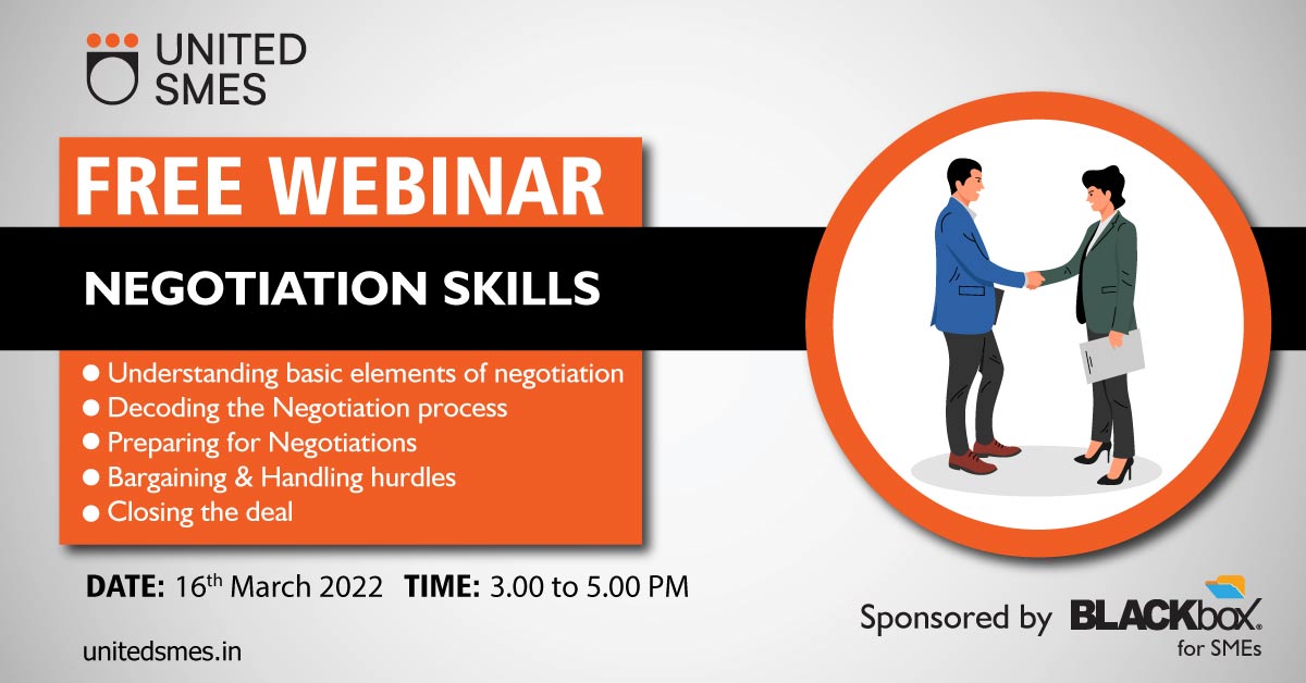 Webinar on Negotiation Skills