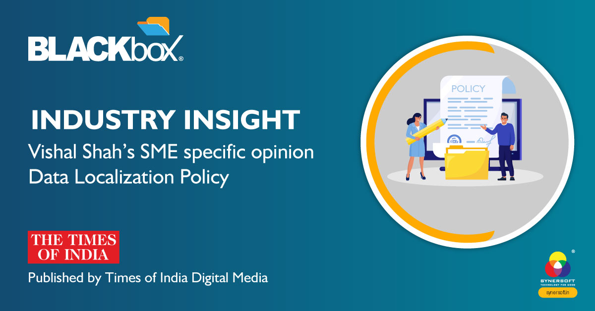 How would data localization benefit Indian SMEs?