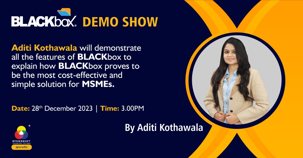 BLACKbox Demo Shows by Aditi Kothawala