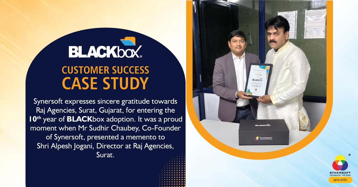 Cust Raj customer_case_raj_agencies – SYNERSOFT
