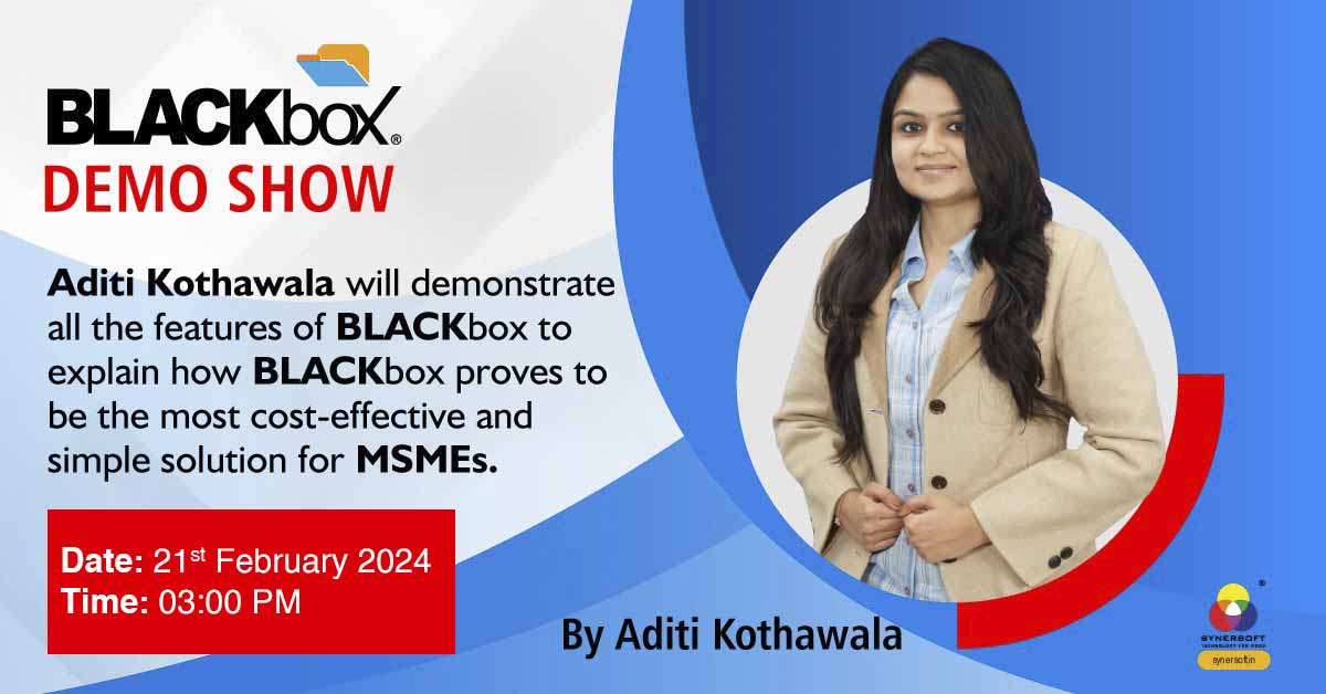 BLACKbox Demo Show by Aditi Kothawala